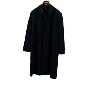 Millennium Collection Black Trench Coat Mens Size 44L Long Professional Outerwea